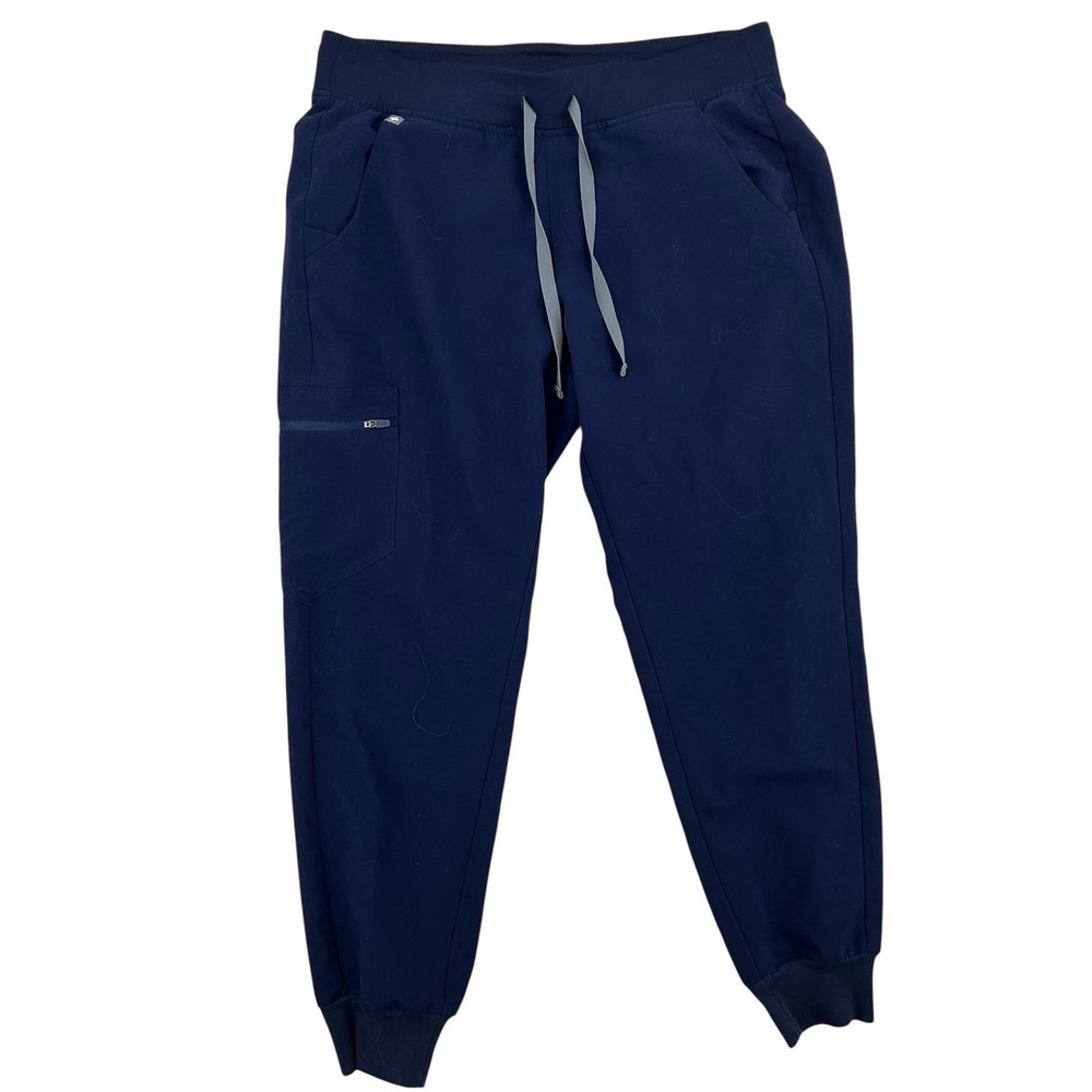 FIGS Zamora Jogger Scrub Pants Navy Blue Petite Medium
